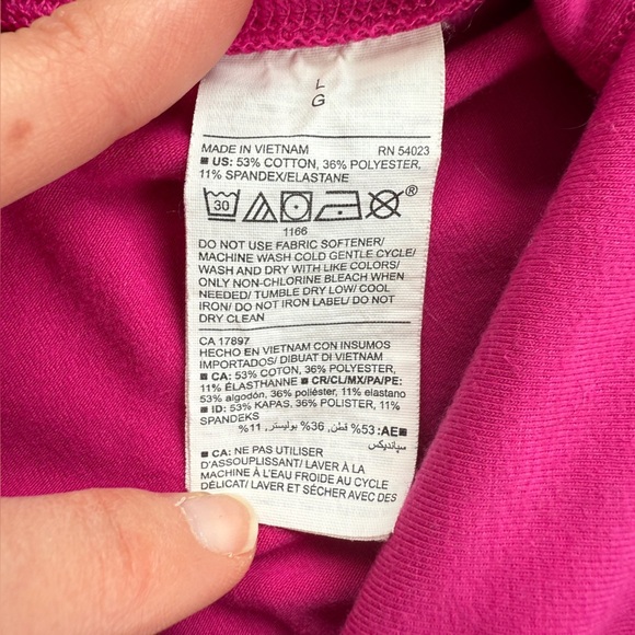 Old Navy Balance Biker Shorts | Pink | 7" Inseam | Size Large - Picture 2 of 3